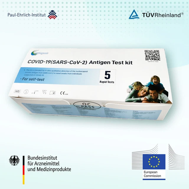 EDIAGNOSIS, ANTIGEN SCHNELLTEST, SARSCoV2, Antigen Test, Covid19, 5