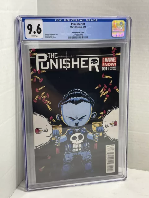The Punisher #1 - Skottie Young Variant graded CGC 9.6