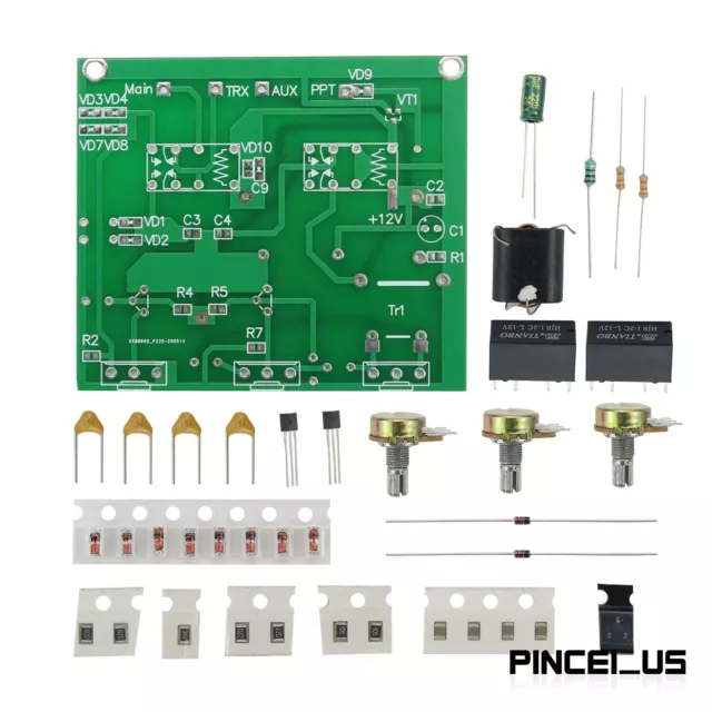 QRM Eliminator X-phase 1-30MHZ HF Bands Amplifier Parts Kit for SDR DIY pe66
