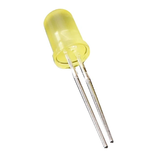 1000PCS LED F5/5mm Inline Yellow LED Lamp Beads S1F7