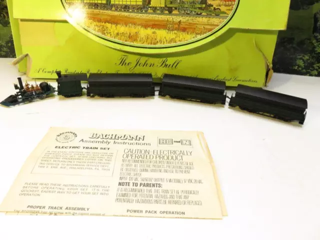 Ho Trains Vintage Bachmann 40-140 John Bull Train Set- Exc. Boxed - B19
