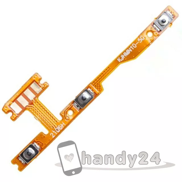 Power Flex Pour Xiaomi Redmi Note 10T Volume Bouton Câble Flexible On Off