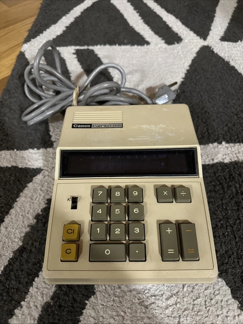 VINTAGE CALCULATOR - Canon Canola L800 working great