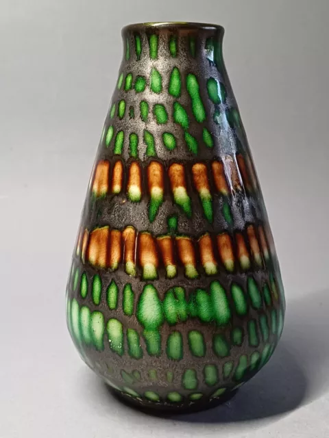 Mid Century Abstract Art Pottery Vase. West German?