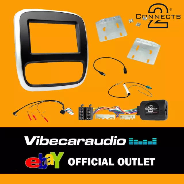 CTKVX38 Complete Double Din Stereo Fitting Kit For Vauxhall Vivaro 2014-2018