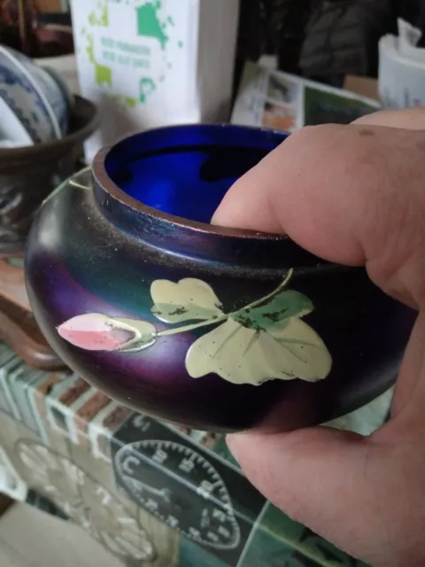 Vase Loetz? Kralik? Pallme? / Petit vase en verre irisé / Art Nouveau