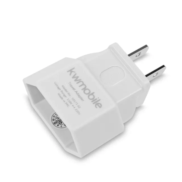 3x Adaptador de viaje para EEUU - Adaptadores de enchufe de EEUU a España 3