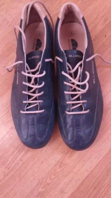 ELLESSE MEN S RED Sneakers Red Leather Size 9. Worn Once. VGC