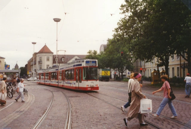 Foto Freiburg S-Bahn Strassenbahn ca 9x13cm e1426d