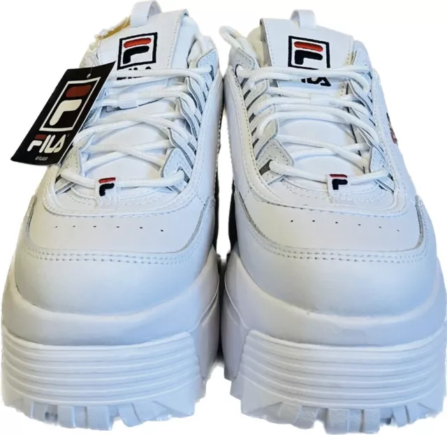 NEW FILA Disruptor II 2 Wedge Women's Platform Shoe Sneaker Chunky Retro  Black 