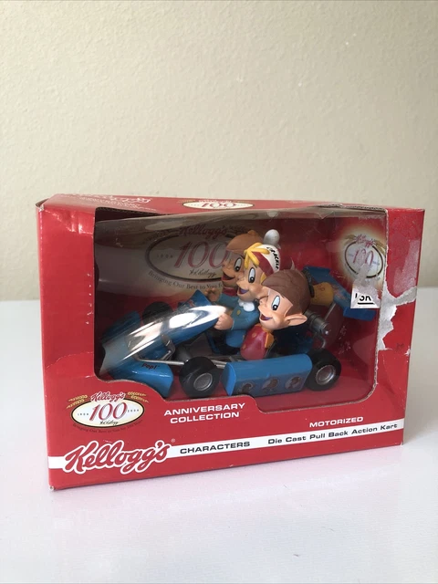 KELLOGG’s Rice Krispies 100th Anniv. Motorized Die Cast Pull Back Action Kart