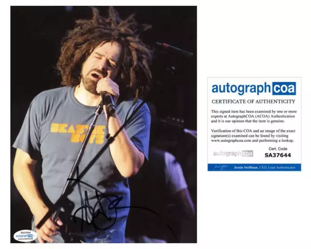 Adam Duritz "Counting Crows" AUTOGRAPH Signed 8x10 Photo B ACOA