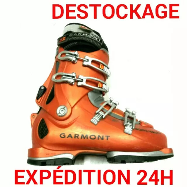 chaussure de ski randonnée adulte occasion GARMONT taille:42--Mondopoint:27.