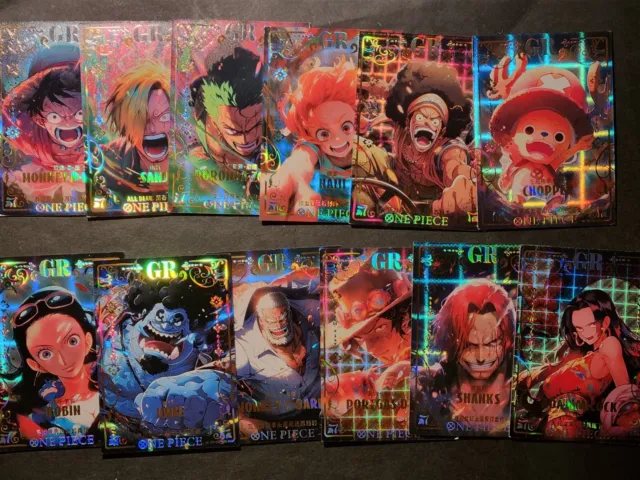 One Piece - Set Completo - Gr - 001-018 - Holo Card - Endless Treasure 4