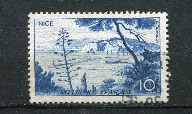 France 1955 Nice Tourism 10f used stamp. #556