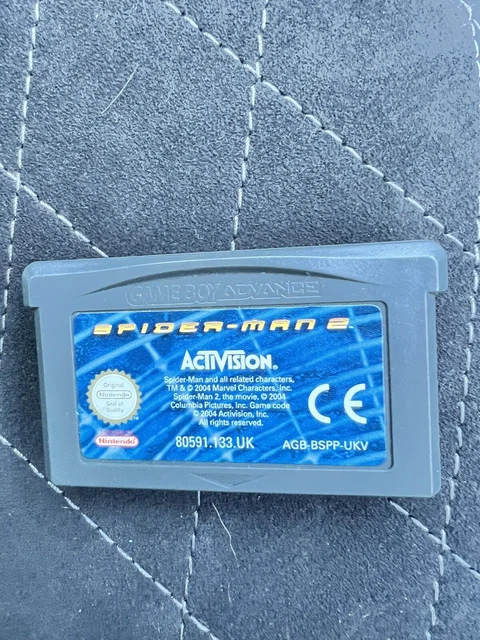 Spider-Man 2 Gameboy Advance GBA - Genuine UK Cart Only