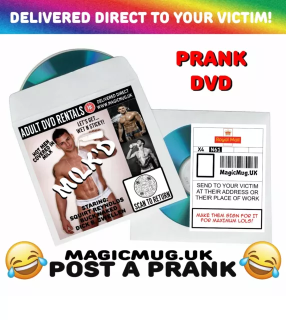 Man Milk Prank - Send Direct - Gag Gift - Novelty Funny Joke - Adult Humor