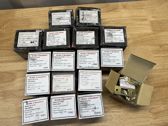 LSDA Locksmith Deadbolt Lot. LSDA Locksmith Deadbolt Lot.