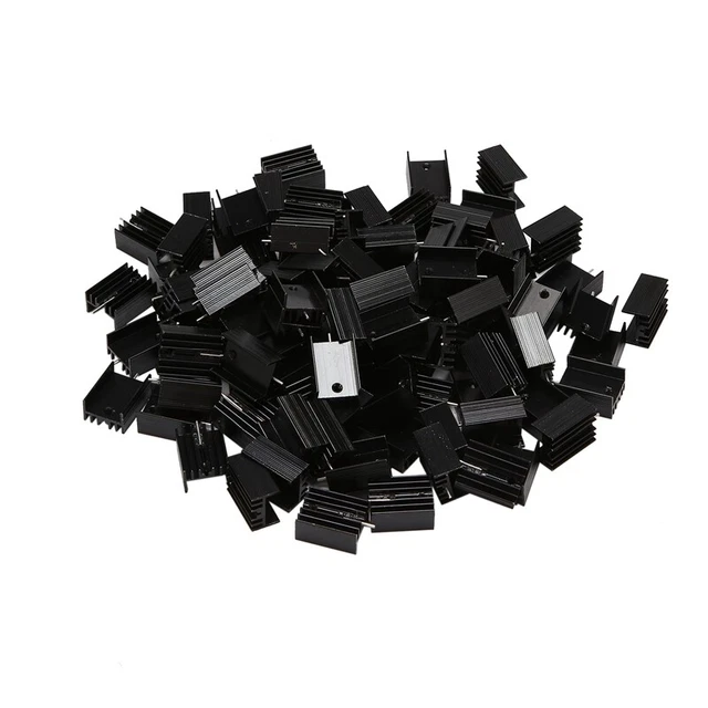 100 pieces 20X15X10 mm aluminum to-220 cooling boilers to 220 cooling boilers cooling R6R4