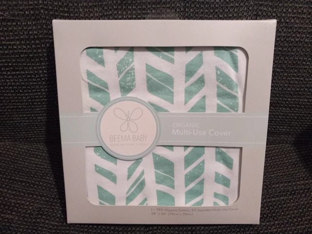 NEW Beema Baby Organic Cotton Muslin Multi Use Cover Unisex Shower Gift