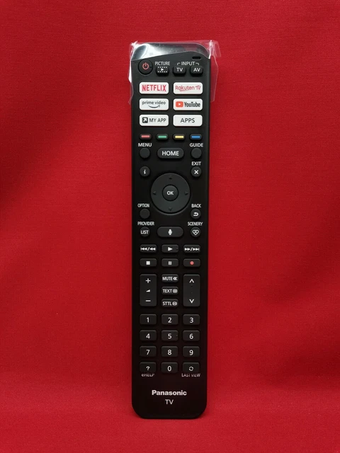 Telecomando TV SPARES-DIRECT Per Panasonic Viera UHD 4K TX-40DX600B (Modello N2QAYB001009, Nero)