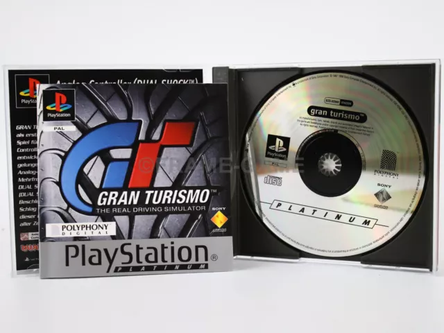 Sony Playstation 1 PS1 PAL Gran Turismo 1 Platinum Sehr Gut mit Anleitung