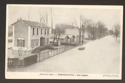 SILVEREUIL (95) Flood January 1910 Flooded VILLAS