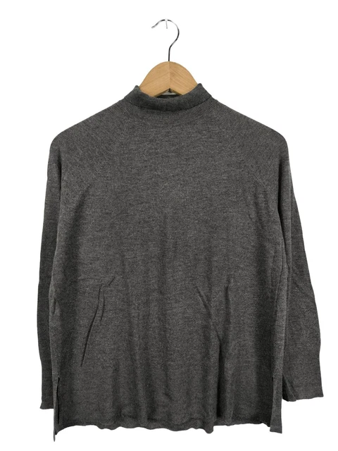 ZARA Pull-over à col roulé Dames Pull T EU 36 gris clair style décontracté ZARA Pull-over à col roulé Dames Pull T EU 36 gris clair style décontracté