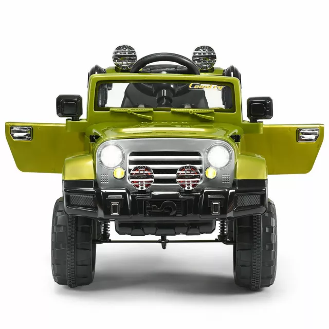 Electric Kids Ride On 12V Truck Car RC Remote Control Green