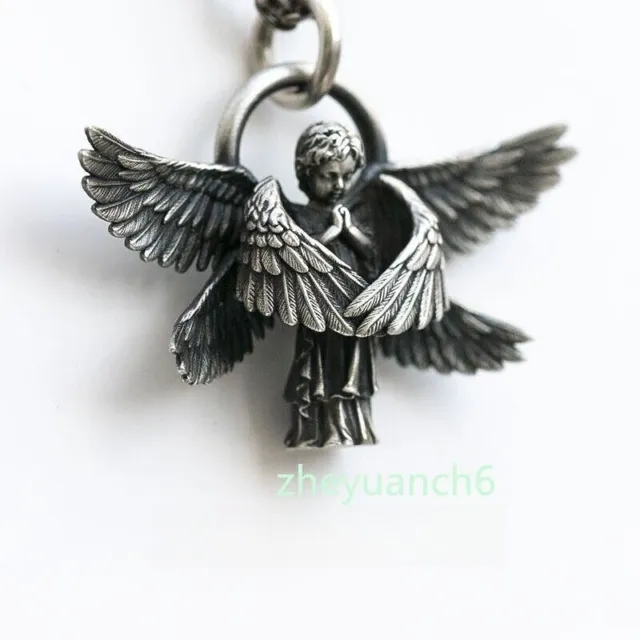 Lightning Seraph Angel Chain Pendants Necklace Men Women Unisex Gift Cosplay New