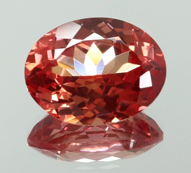 Pierre précieuse naturelle non chauffée de Ceylan Padparadscha Sapphire