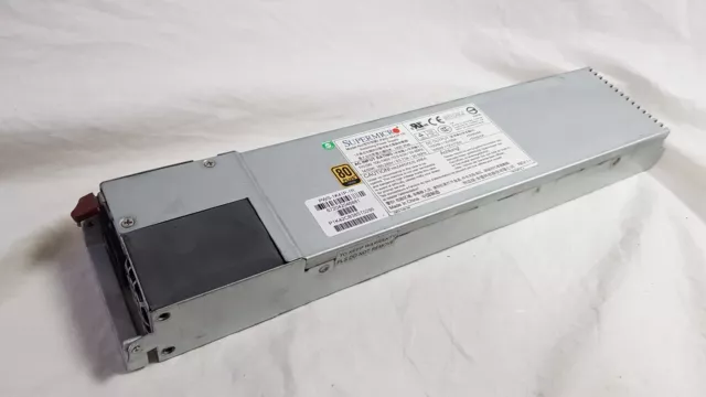 Supermicro PWS-1K41P-1R 1400W 1U 24 Pin Redundant Switching Power Supply