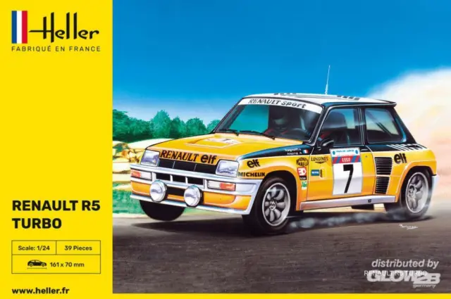 1/24 Maquette RENAULT R5 TURBO - HELLER 80717 -