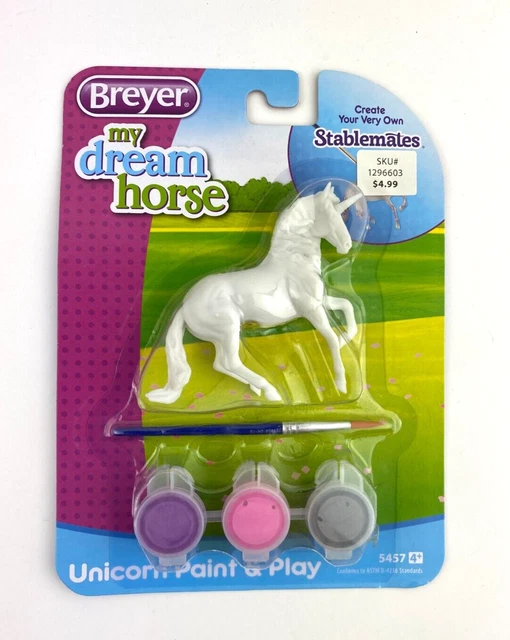 Breyer~My Dream Horse~Paint & Play Unicorn~Unpainted UNICORN~Stablemates 2018