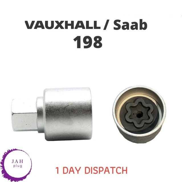 thumbnail image 2 of Black Locking Wheel Bolts 12x1.5 – Nuts For Saab 9-3 Mk2 (2003-2014) – WheelPartsDirect, UK Made 2 of 3