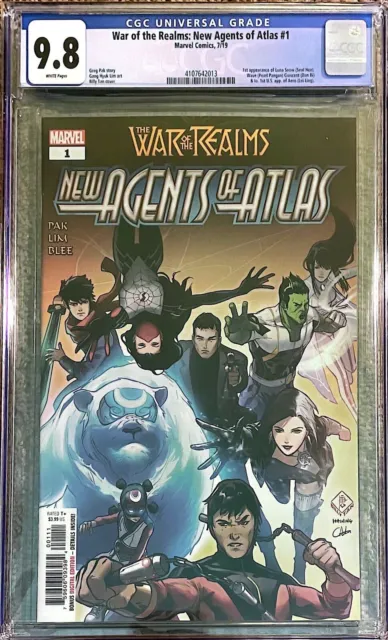 War of the Realms: New Agents of Atlas #1 CGC 9.8 Lots of First Appearances