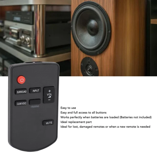 Replacement Remote Control For Panasonic Sound Bar SC-HTB18 – Wireless, Compact, Easy To Use