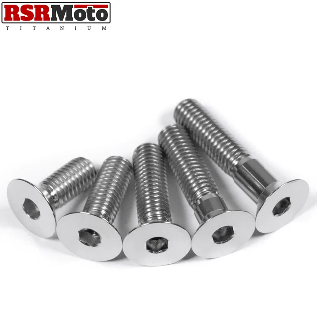 M8 35 Lungo Conica Presa Tappo Testa Titanio Ti GR5 Gara Spec Viti