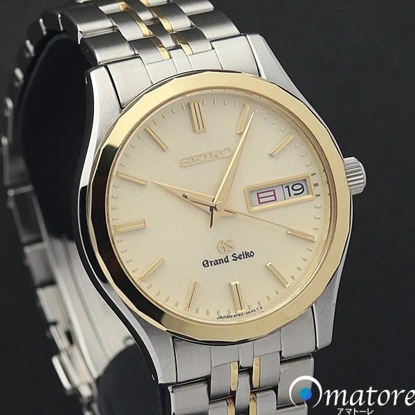 Grand Seiko K18YG Combi Day Date Men's Quartz SBGT014 9F83-0AA0 Box Papar