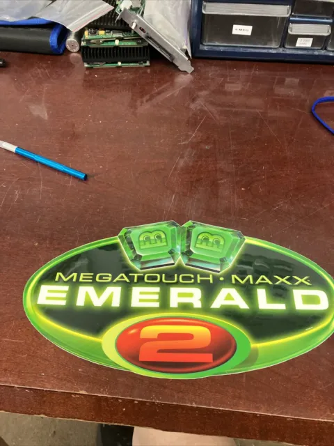 Merrit Megatouch Emerald marquee sticker  ￼ new no glass