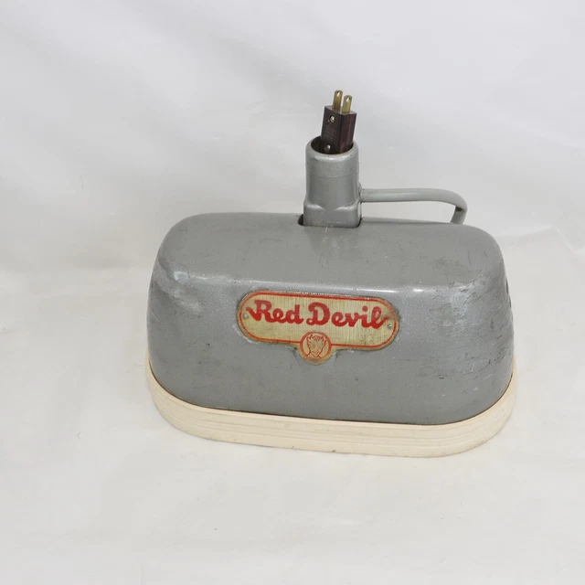 Vintage Red Devil Floor Scrubber FP-33 Motor/ Base ONLY (works)