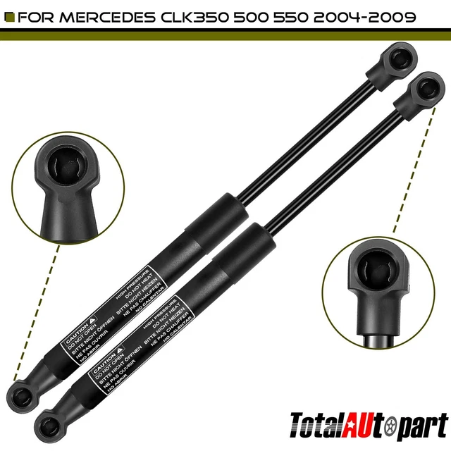 Pair Of Convertible Top Panel Lift Supports For 2004-2009 Mercedes-Benz CLK-Class