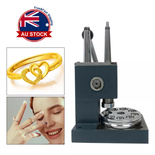 Double Ring Stretcher Enlarger Reducer Adjust Jewelers Sizing Mandrel Tools AU G