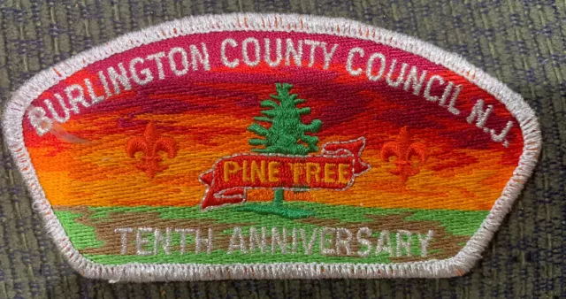 MINT CSP Burlington County Council SA-34 10th Anniversary Pine Tree