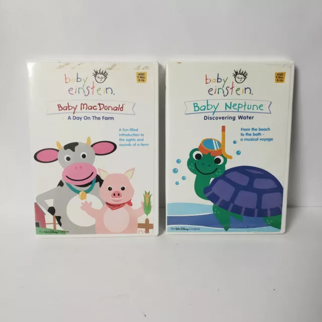 Baby Einstein: Baby MacDonald and Baby Neptune DVD Lot. EUC.