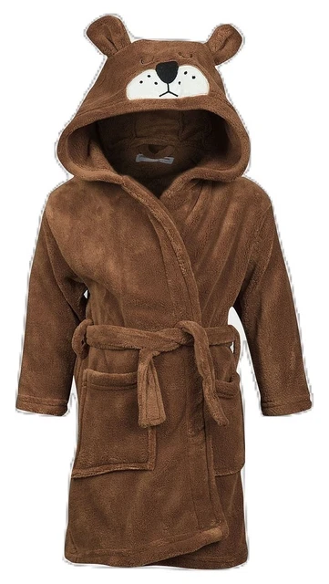 Costume da bagno con cappuccio orsacchiotto ragazzo / abito da toeletta - età 6/12 mesi