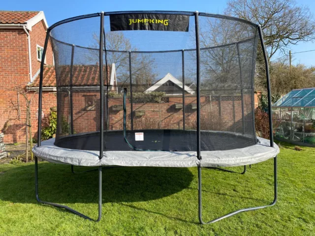 7FT X 10FT JumpKing Oval Combo Pro Trampoline 299.26 PicClick UK