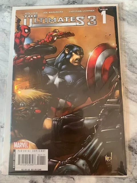 The Ultimates 3 1 Rare Variant Marvel 2008 1st Print Hot Series NM