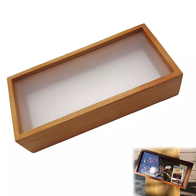 3D Shadow Frames Wooden Double-Sided Deep Box DIY Crafts Memory Box Display Case