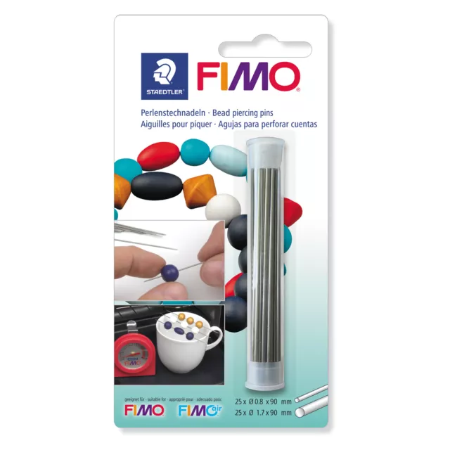 Original FIMO® Bead Piercing Pins for modelling objects and beads